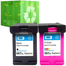 Cargar imagen en el visor de la galería, Cartucho de tinta compatible HP 667 TRICOLOR