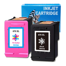 Cargar imagen en el visor de la galería, Cartucho de tinta compatible HP 670 MAGENTA