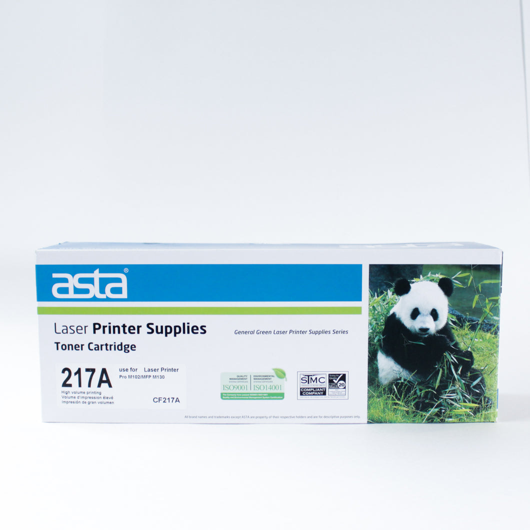 Tóner compatible HP 17a Negro