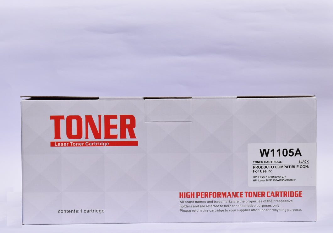 Tóner compatible HP 105a Negro