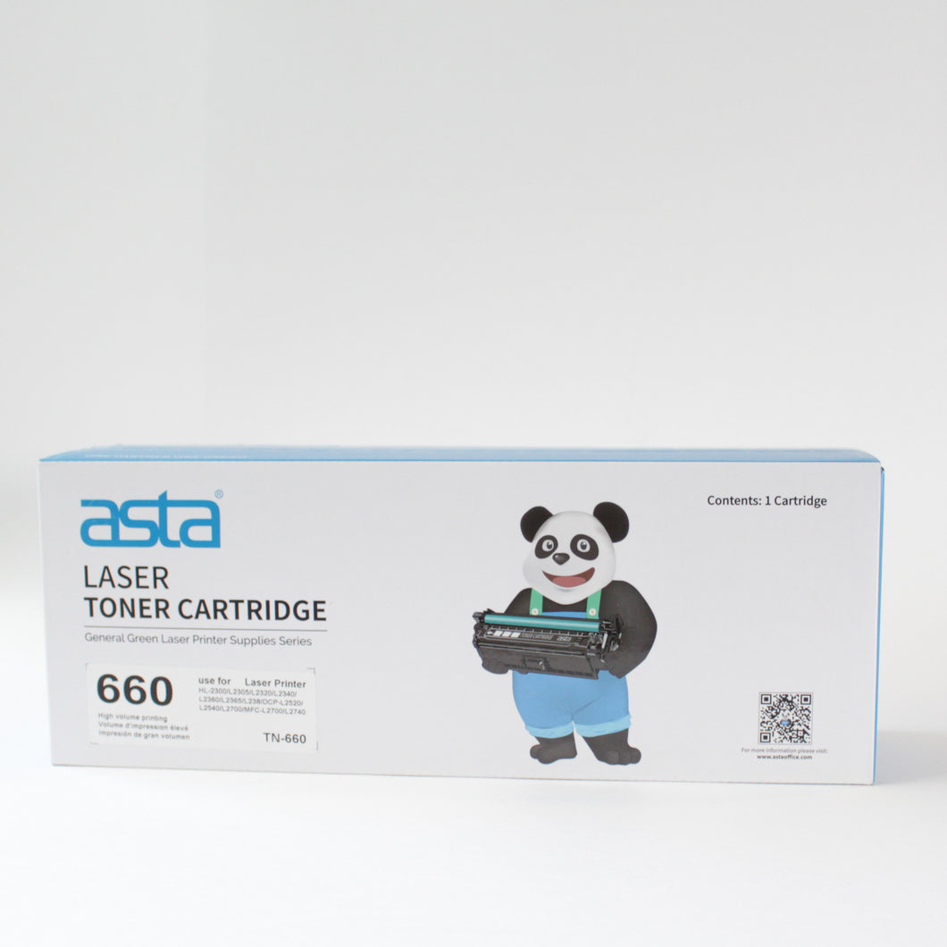 Tóner compatible Brother TN660 Negro